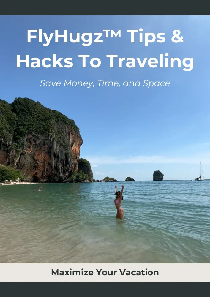 Free FlyHugz® eBook: Tips & Hacks for Travelers in 2026
