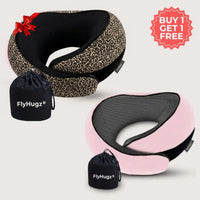 1x Pink + 1x Leopard Pillows