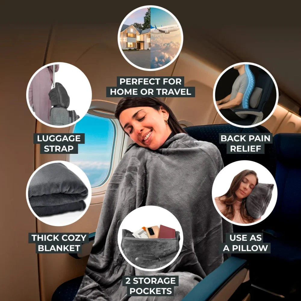FlyHugz® Blanket & Comfort Bag (Retail)