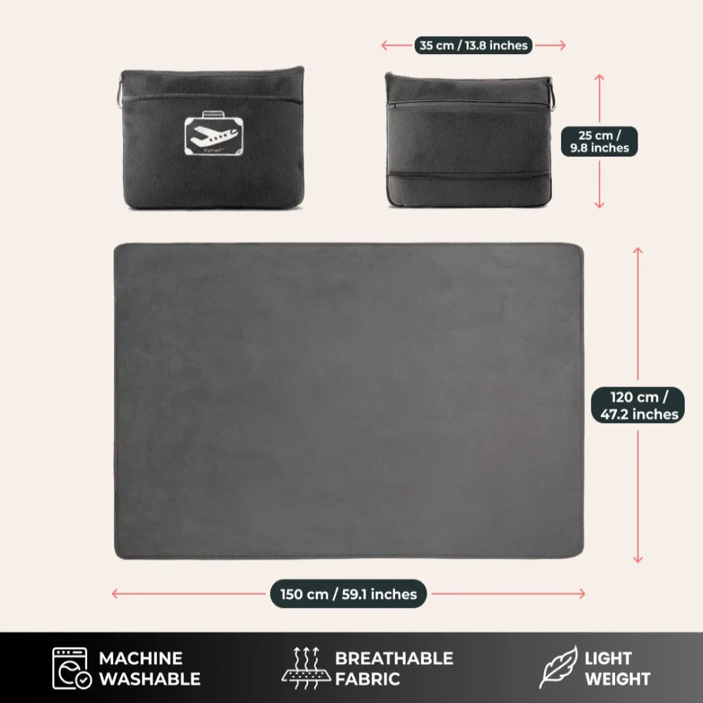 FlyHugz® Blanket & Comfort Bag