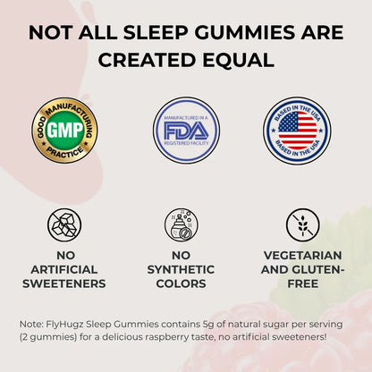 FlyHugz® Travel Sleep Gummies
